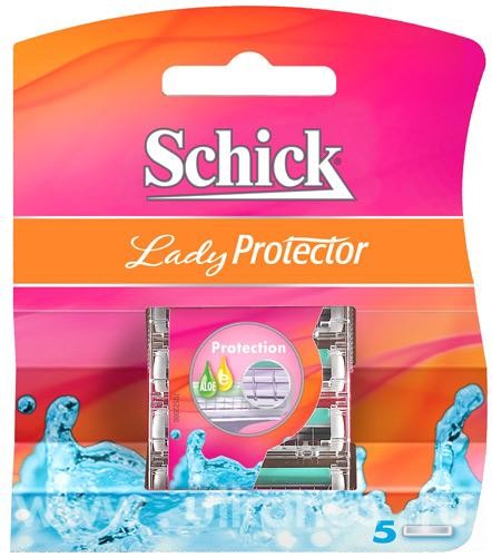 Сменные лезвия, кассеты Schick Lady Protector Plus